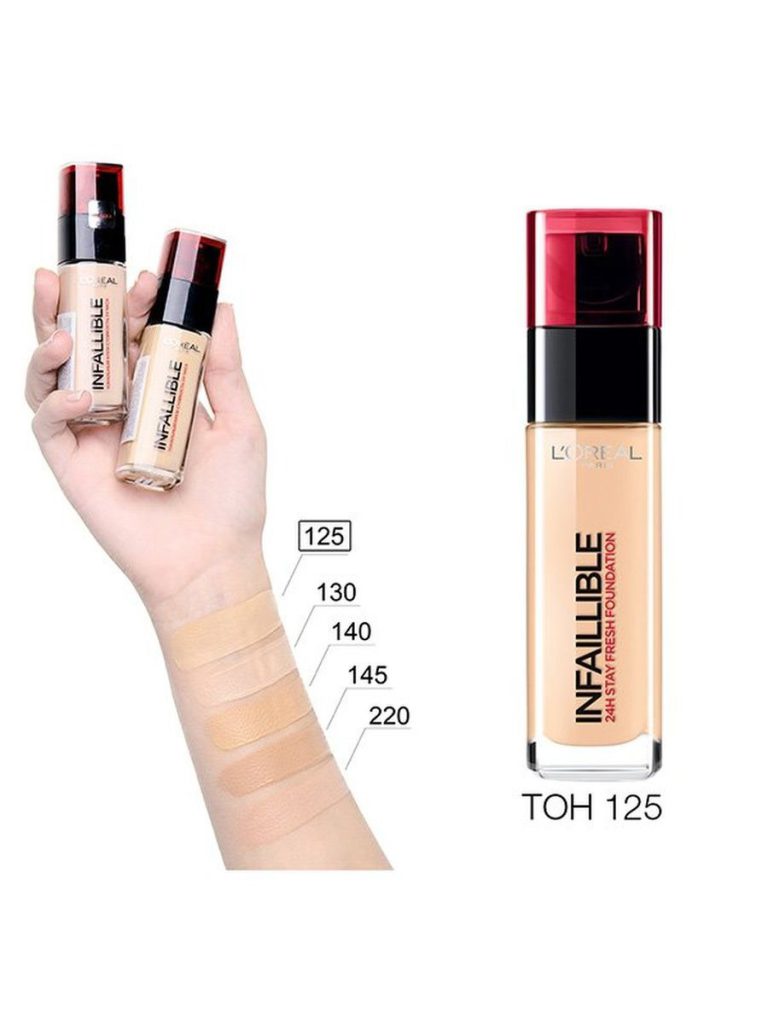 کرم پودرشیشه ای لورال مدل اینفالیبلL'OREAL infaillible