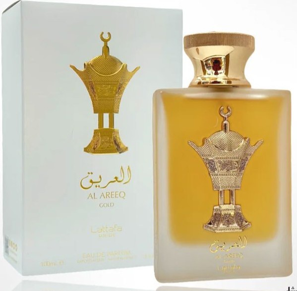 🎄عطر ادکلن العریق گلد طلایی لطافه پراید🎄
