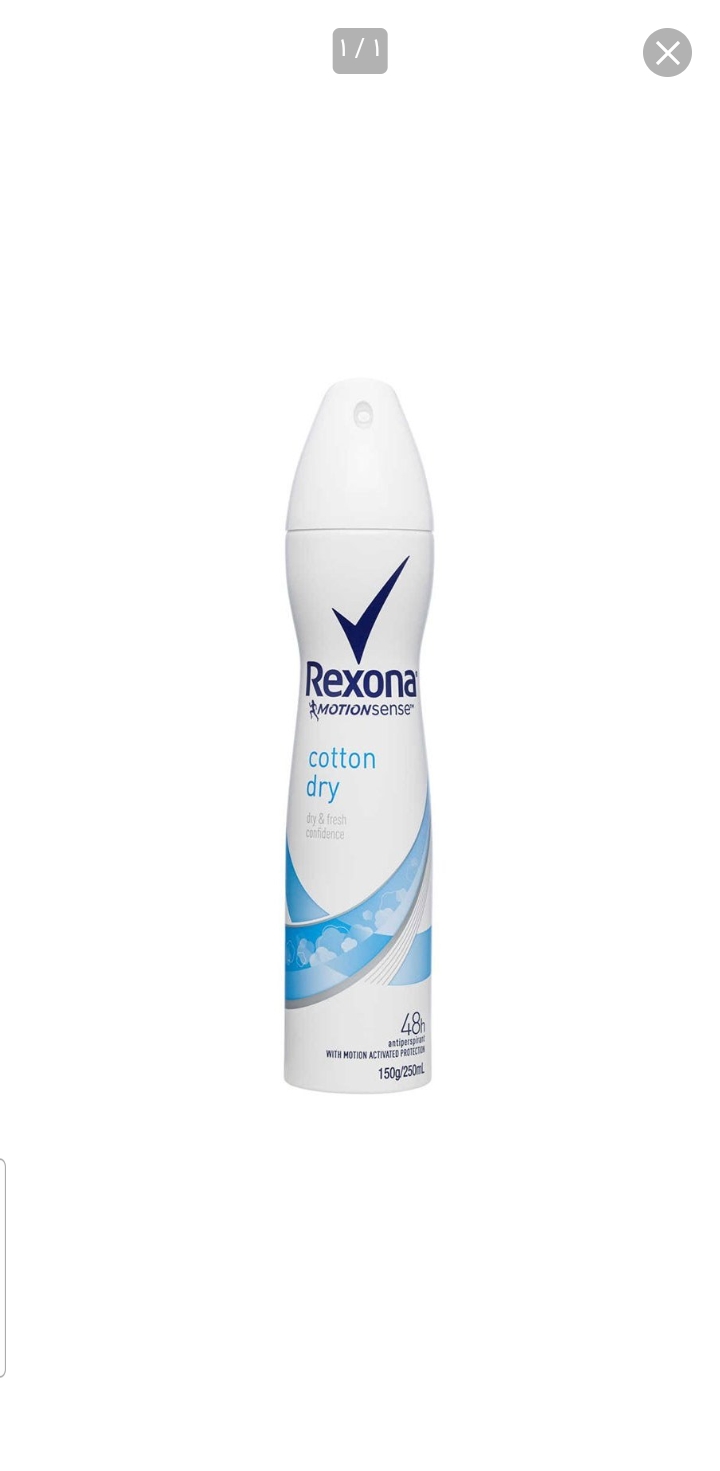 اسپری ضدتعریق رکسانا مدل کوتون درای cotton dry